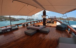 Relax Area,Komodo Boats Charter,Private Trip by Gammara Deluxe Phinisi