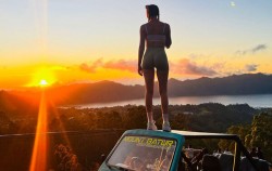 Mount Batur Jeep image, Mount Batur Jeep Sunrise, Black Lava, and Hot Spring, Bali Trekking