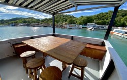 Dining Area,Komodo Boats Charter,Private trip by Ophelia Regular Phinisi