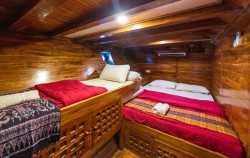 Superior Cabin Lower Deck,Komodo Boats Charter,Komodo Private by Helena Deluxe Phinisi