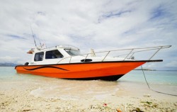 Private trip by RRI Bahari 1 Speedboat, Speed boat