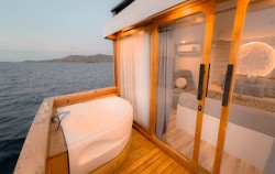 Moon Owner Balcony image, Private trip by Semesta Luxury Phinisi, Komodo Boats Charter