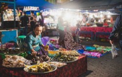 Market image, Casaluna Cooking School, Bali Cooking Class