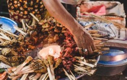 Casaluna Cooking School, Satay