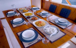 The Anja Food image, Private trip by The Anja Superior Phinisi, Komodo Boats Charter